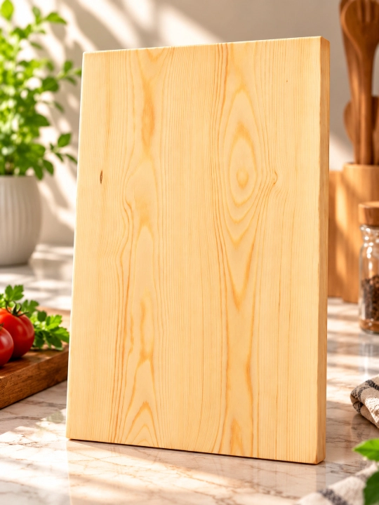 Разделочная доска для кухни из натурального дерева 20×30 см