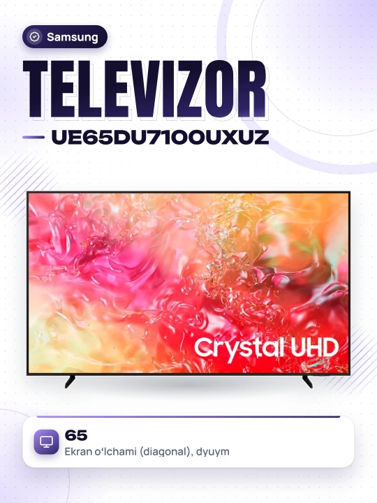 Televizor Samsung UE65DU7100UXUZ - 
