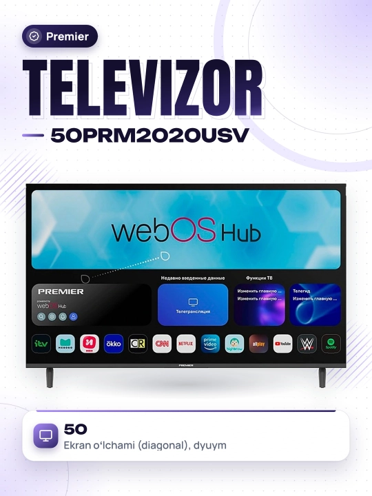 Smart TV Premier 50PRM2020USV 50" - 