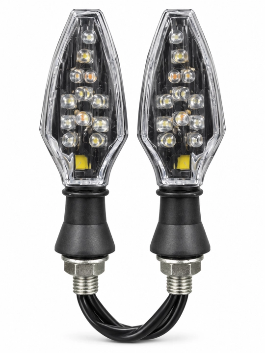 Mototsikl va skuter uchun LED burilish chiroqlari, 2 dona