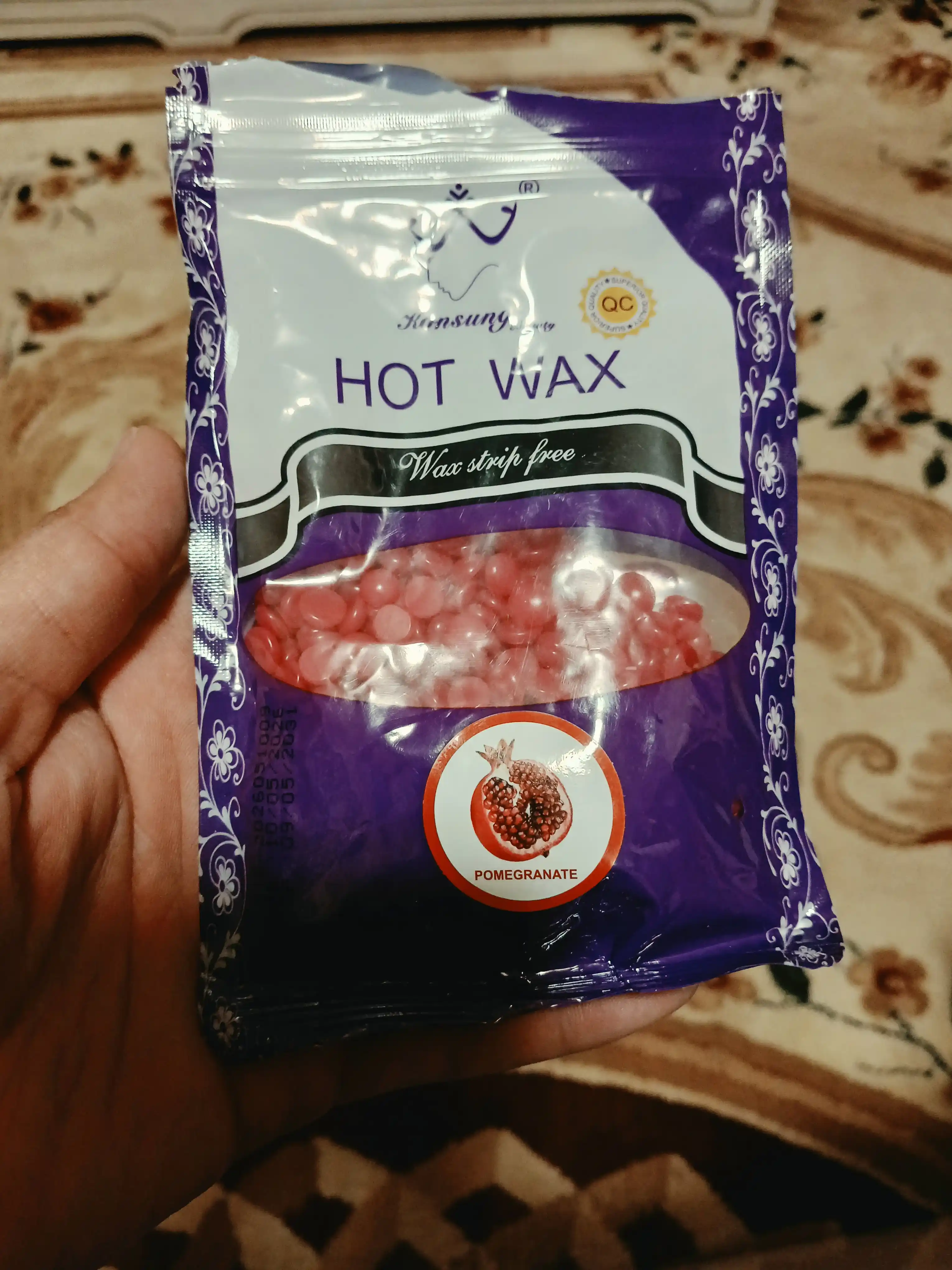 Konsung Beauty Hot Wax Depilyatsiya uchun plyonkali donador mum