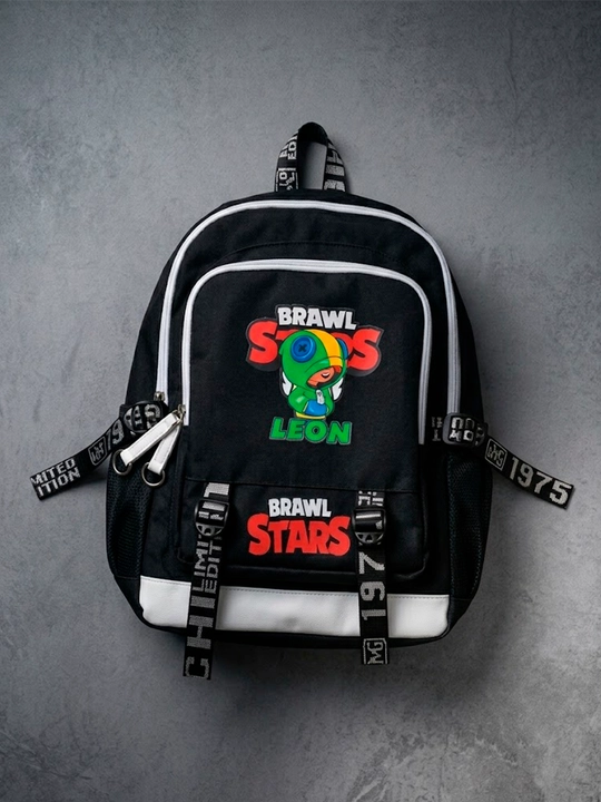 Sevimli qahramonlar( Brawl stars) printiga ega, o‘g‘il va qiz bolalar uchun  ryukzak - 