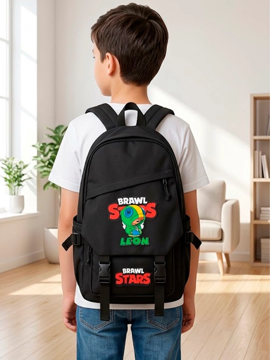 Sevimli qahramonlar( Brawl stars) printiga ega, o‘g‘il va qiz bolalar uchun  ryukzak