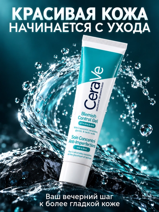 CeraVe Гель 40 мл — для комбинированной и жирной кожи - 