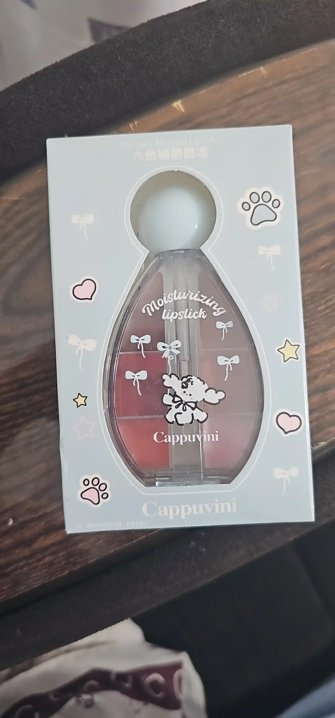 Тинт для губ Cappuvini, увлажняющее фруктовое масло для губ, тинт 6 оттенков в 1, бальзам