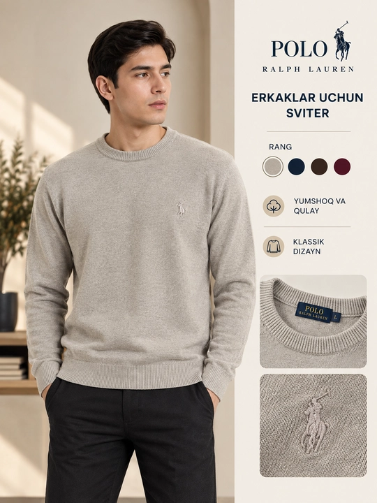 Erkaklar uchun  svitterlar ( POLO BRENDIDAN ) - 
