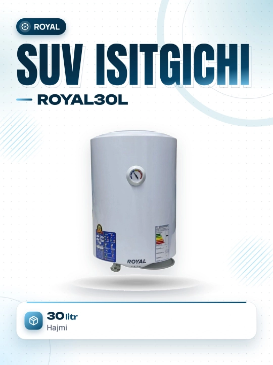 Royal 30l TT suv isitgichi - 
