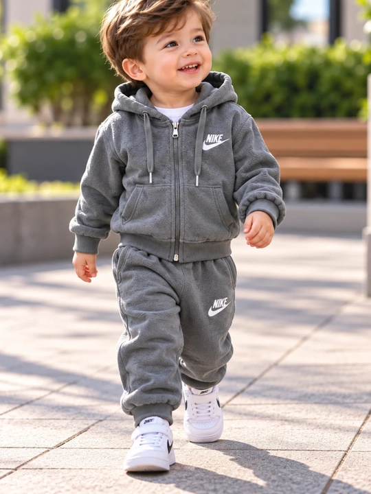 Детский спортивный костюм для мальчика, зимний теплый костюм, 2–6 лет, с капюшоном