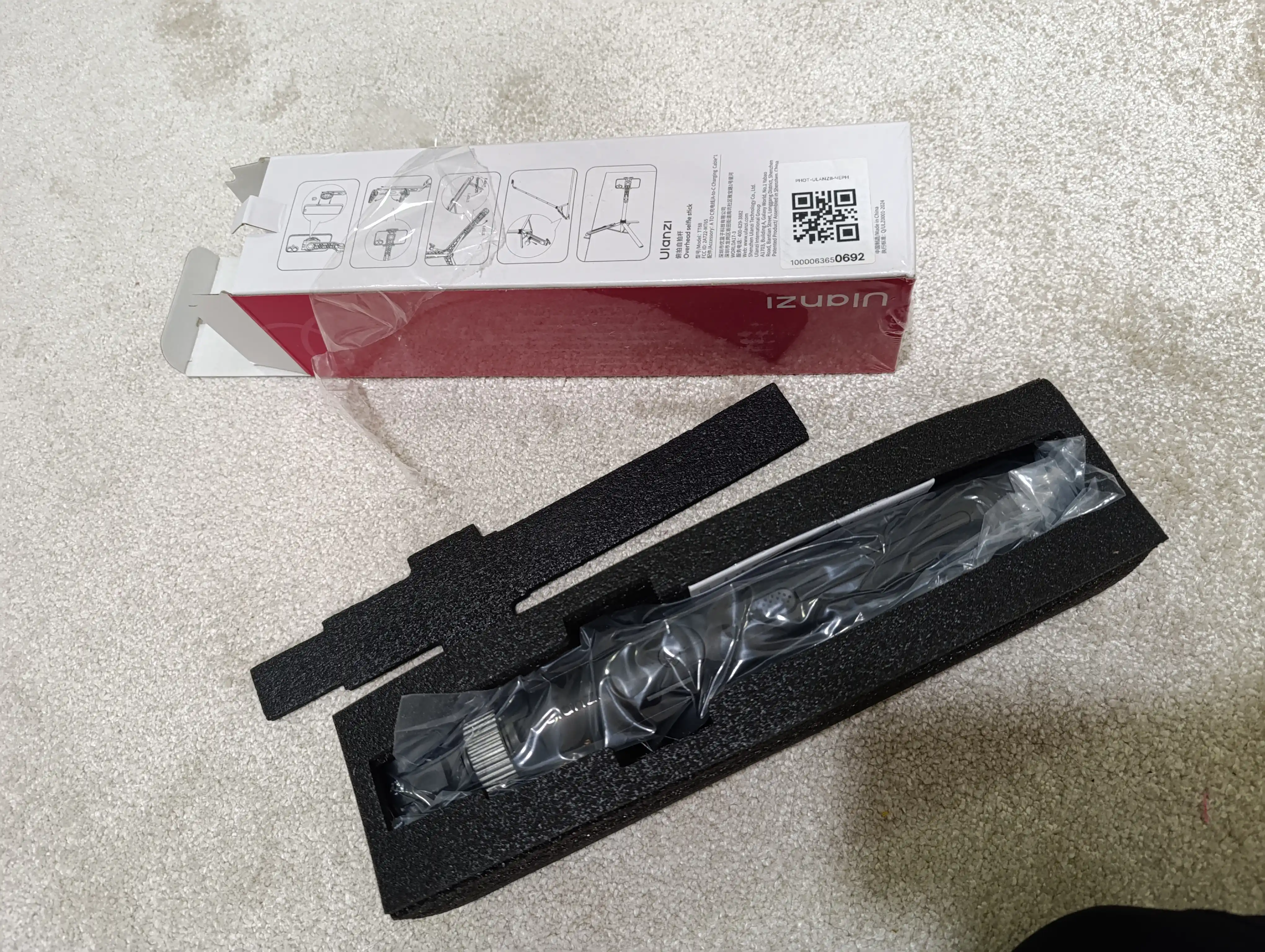 Ulanzi TT88 MagSafe — селфи-палка 4 в 1, 144 см, с пультом и креплением Cold Shoe
