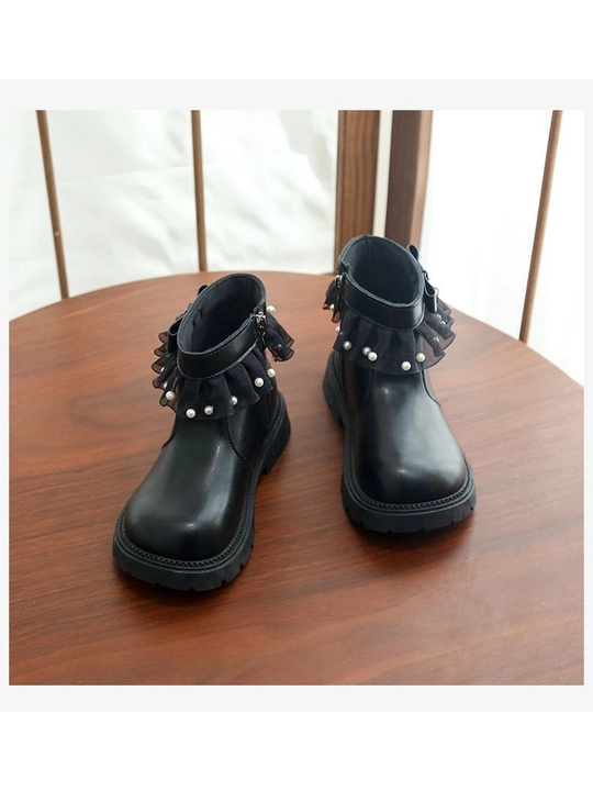 Qizchalar uchun qishgi yengil va sirpanmaydigan etiklar - 