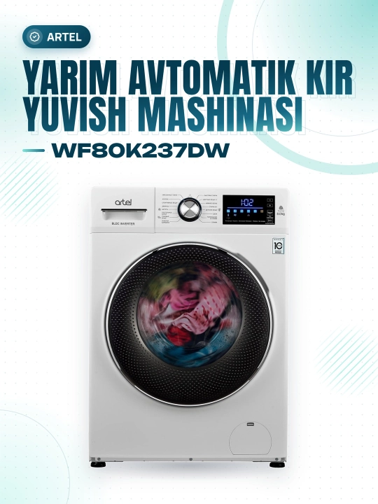 Artel WF80K237DW kir yuvish mashinasi - 
