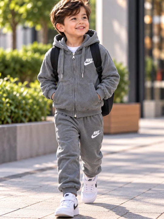 Детский спортивный костюм для мальчика, зимний теплый костюм, 2–6 лет, с капюшоном
