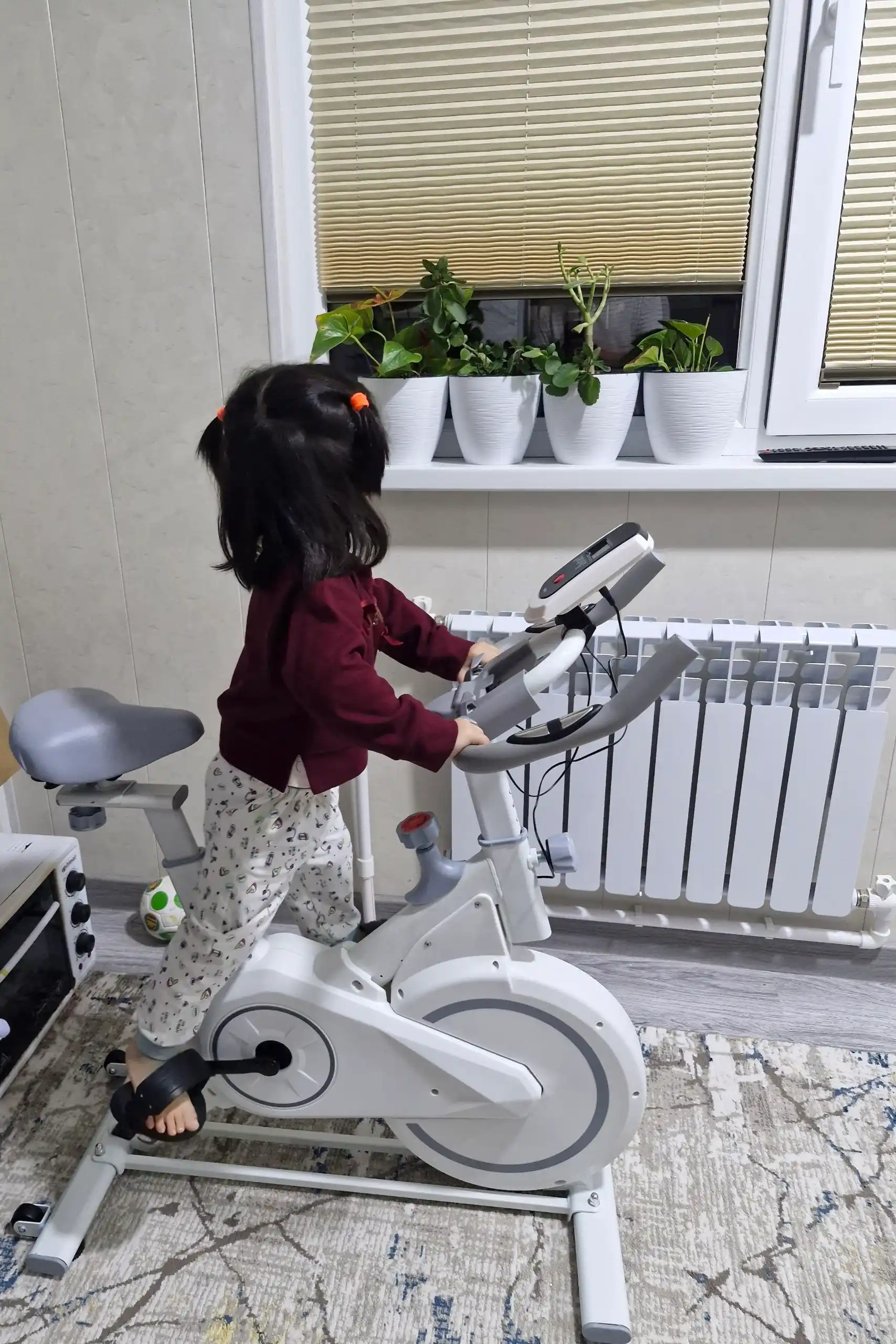 Велосипед тренажерный для дома, компактный мини велотренажер для ног