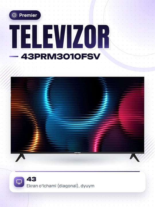 Televizor Premier 43PRM3010FSV - 