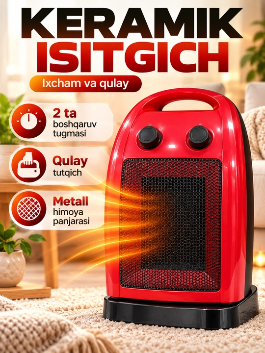 Elektr isitgich - uy uchun ixcham va qulay isitgich