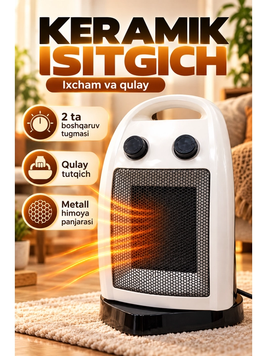 Elektr isitgich - uy uchun ixcham va qulay isitgich
