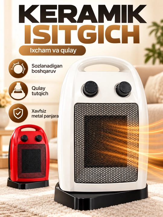 Elektr isitgich - uy uchun ixcham va qulay isitgich