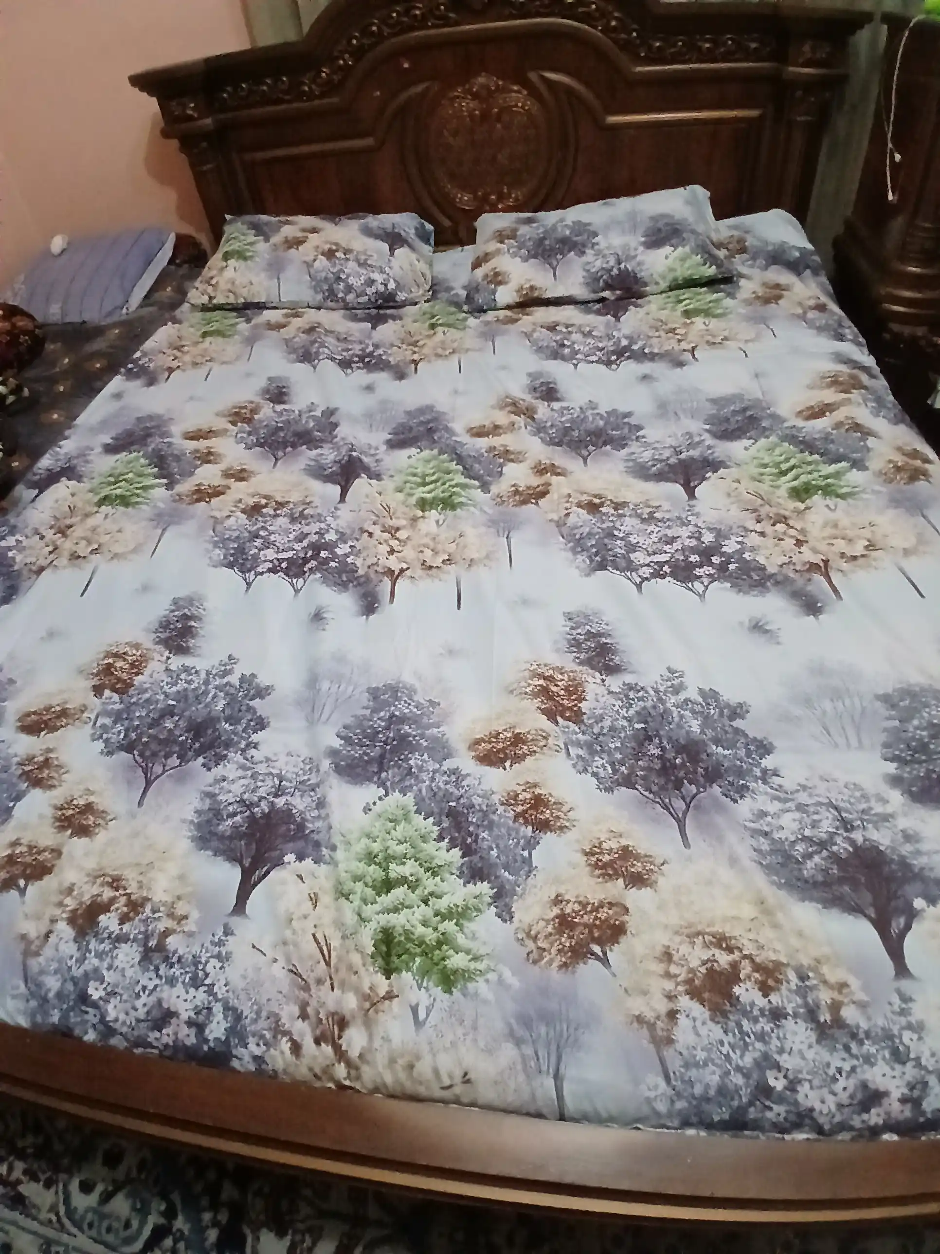 Yotoq to‘plami, ikki kishilik, 220*225, bir kishilik, 220*150, yostiqlar, 70*50