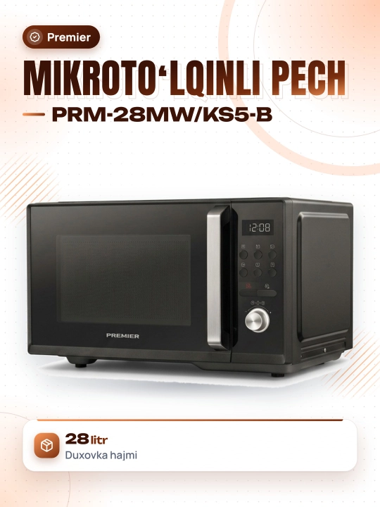 Mikroto'lqinli pech Premier PRM-28MW/KS5-B - 