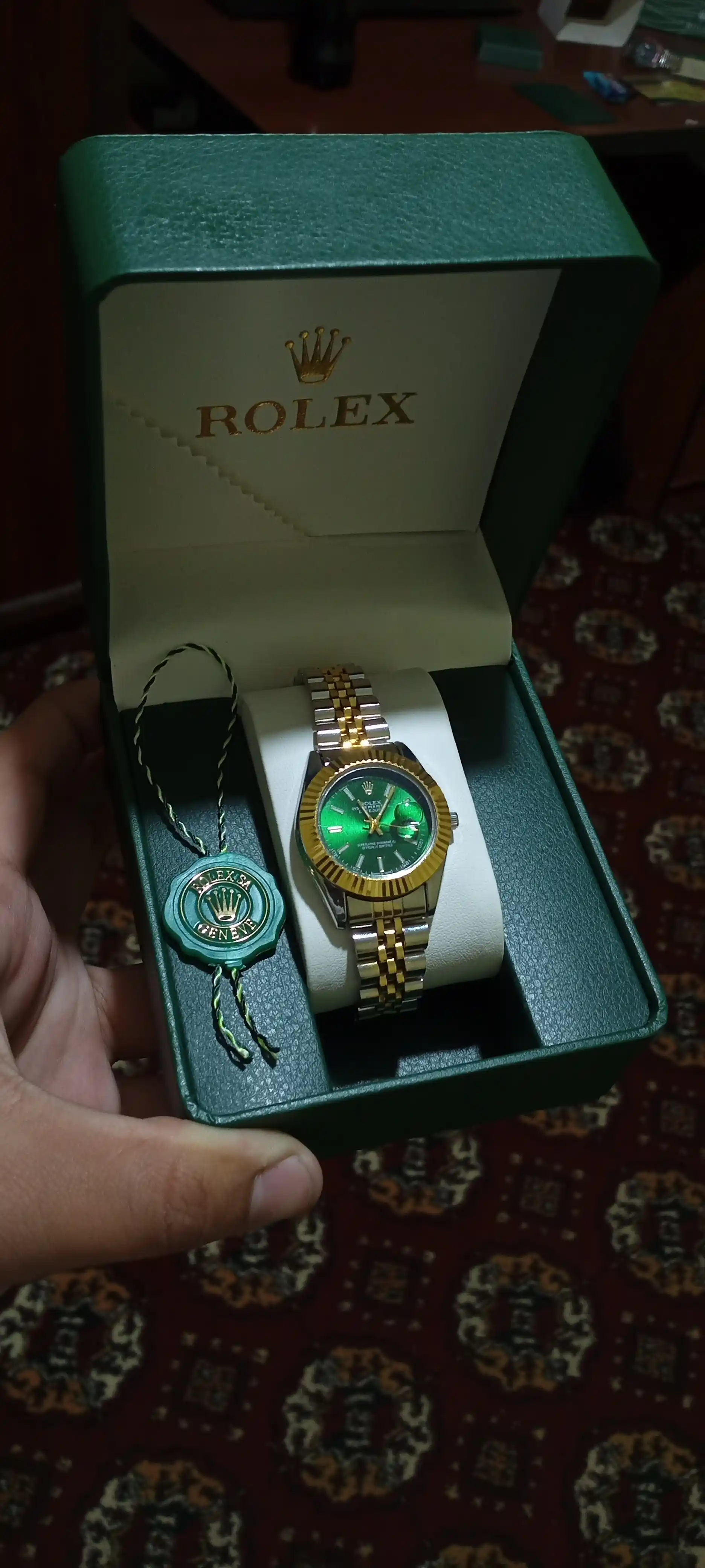 Ayollar qo'l soati Rolex, har qanday uslub uchun, soat - quti - sumka - hujjat va vip kart