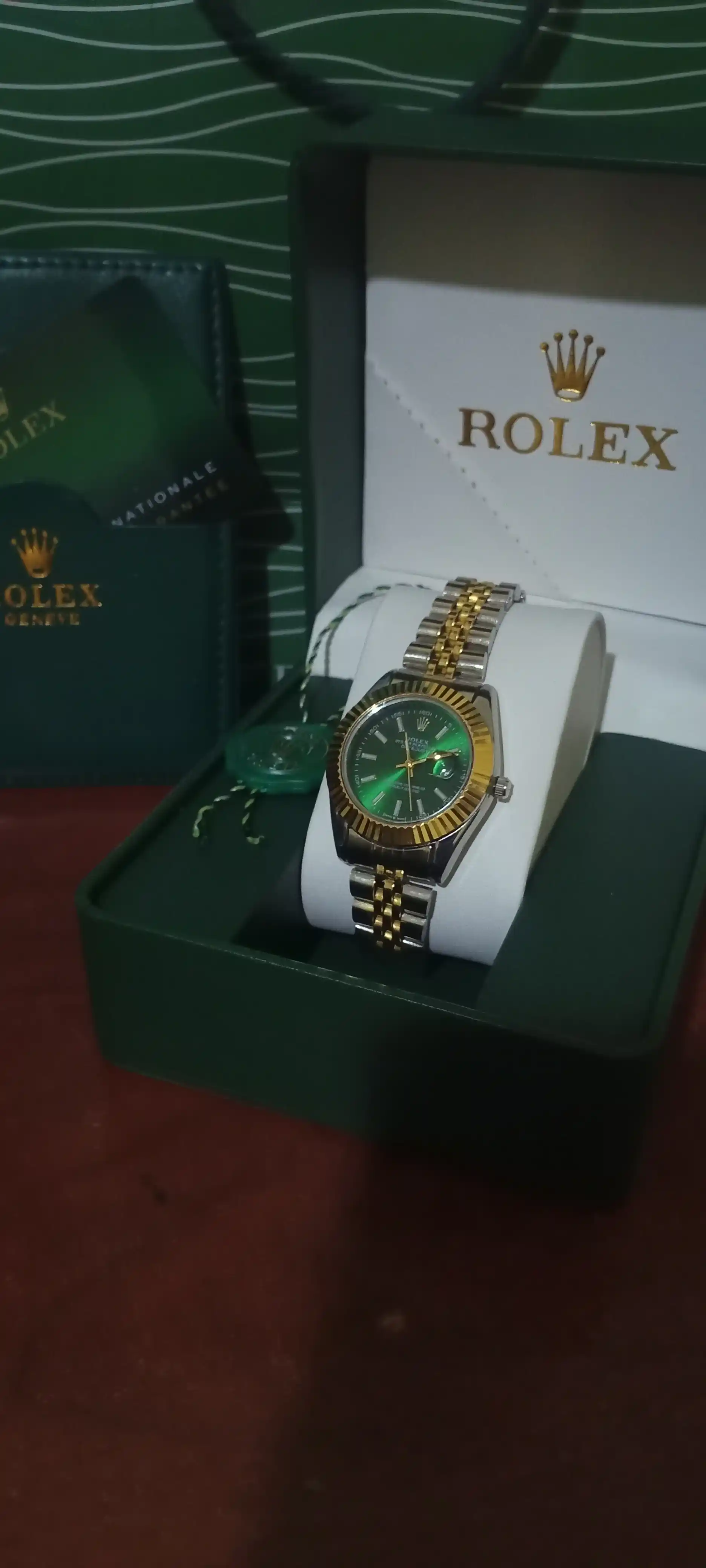 Ayollar qo'l soati Rolex, har qanday uslub uchun, soat - quti - sumka - hujjat va vip kart