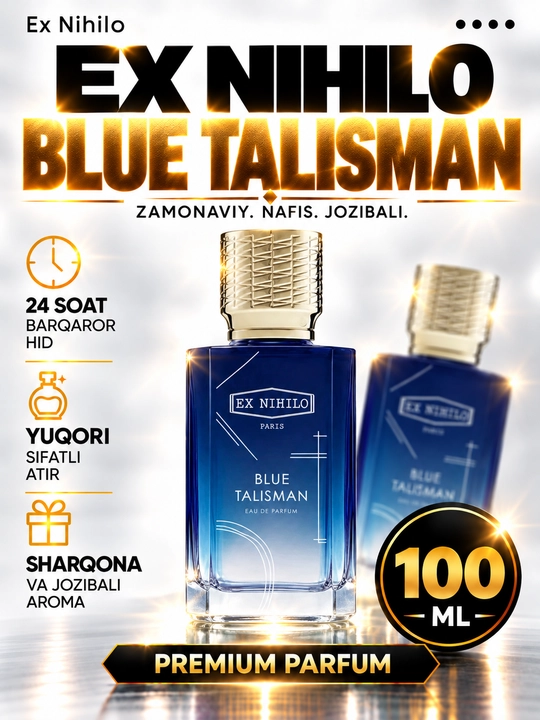 Ex Nihilo Blue Talisman Eau de Parfum 100 мл – унисекс, фруктово-древесный аромат EDP - 