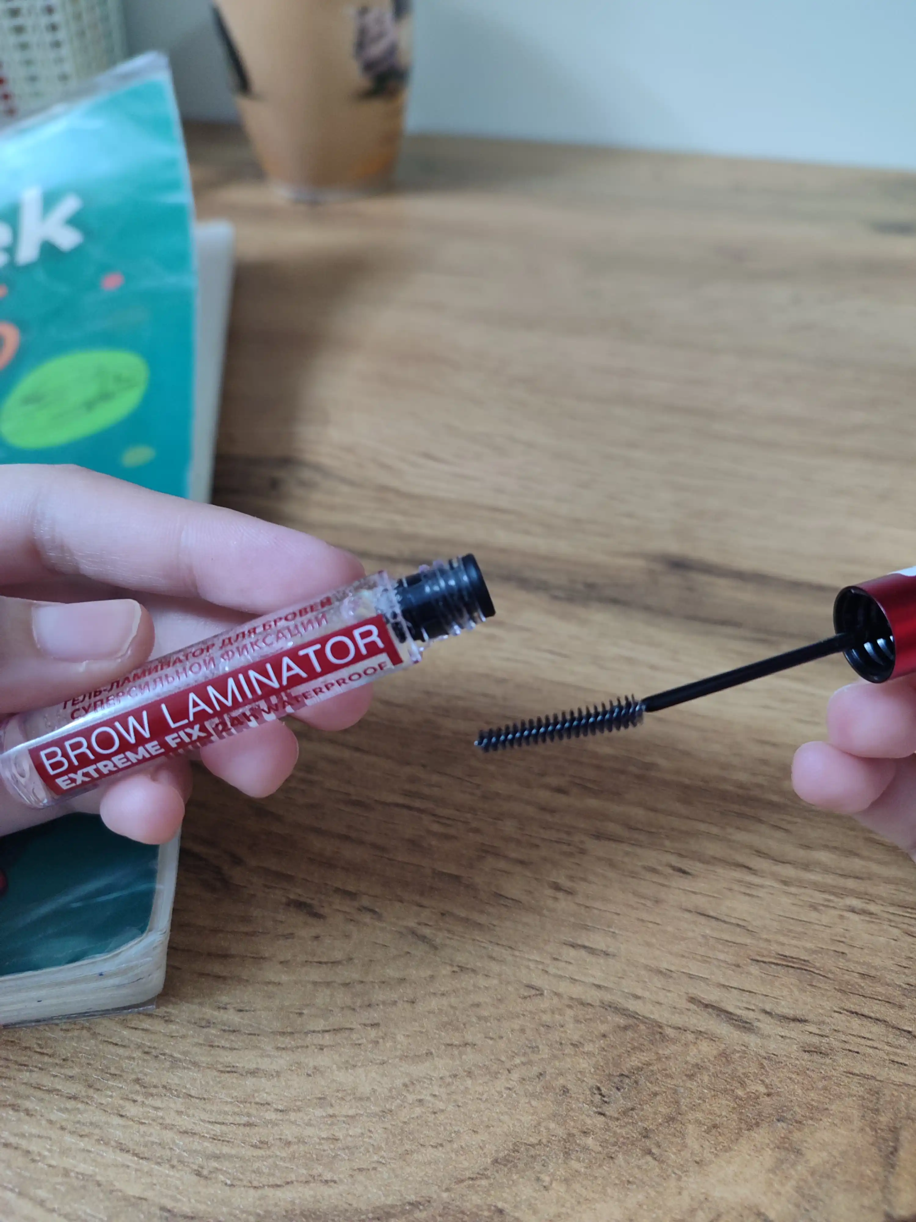 Qosh uchun gel-fiksator, Luxvisage Brow Laminator extreme fix 24h, suvga chidamli, 4.2 g