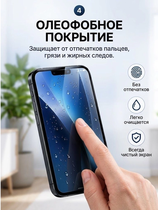 IPhone uchun himoya oynasi