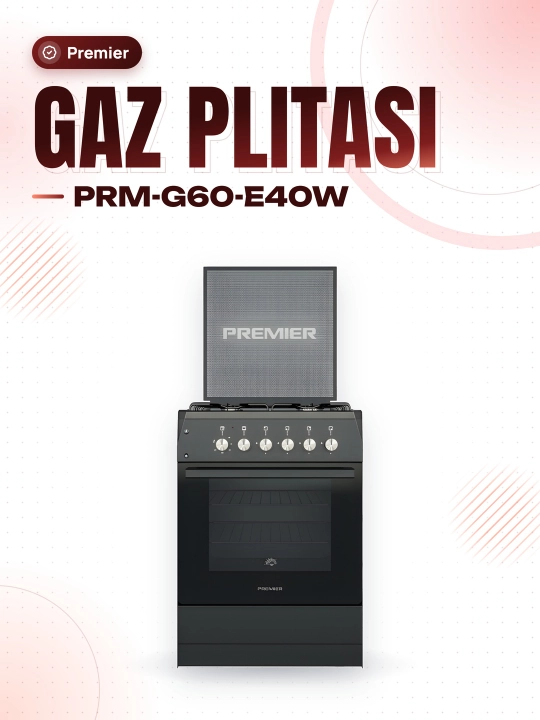 Gaz plitasi Premier PRM-G60-E40W - 