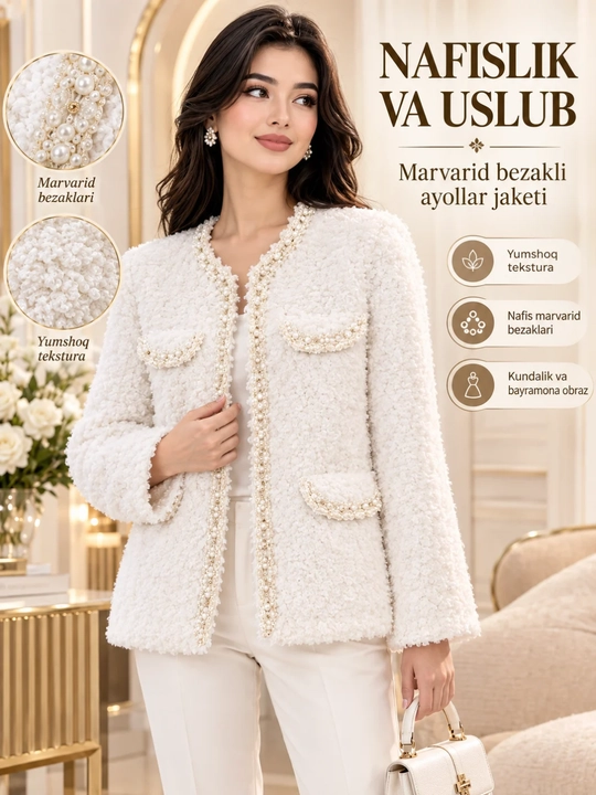 Ayollar kurtkasi, qishki momiq kamzul,mo‘yna yoqali ayollar kurtkasi,ayollar momiq kurtka - 