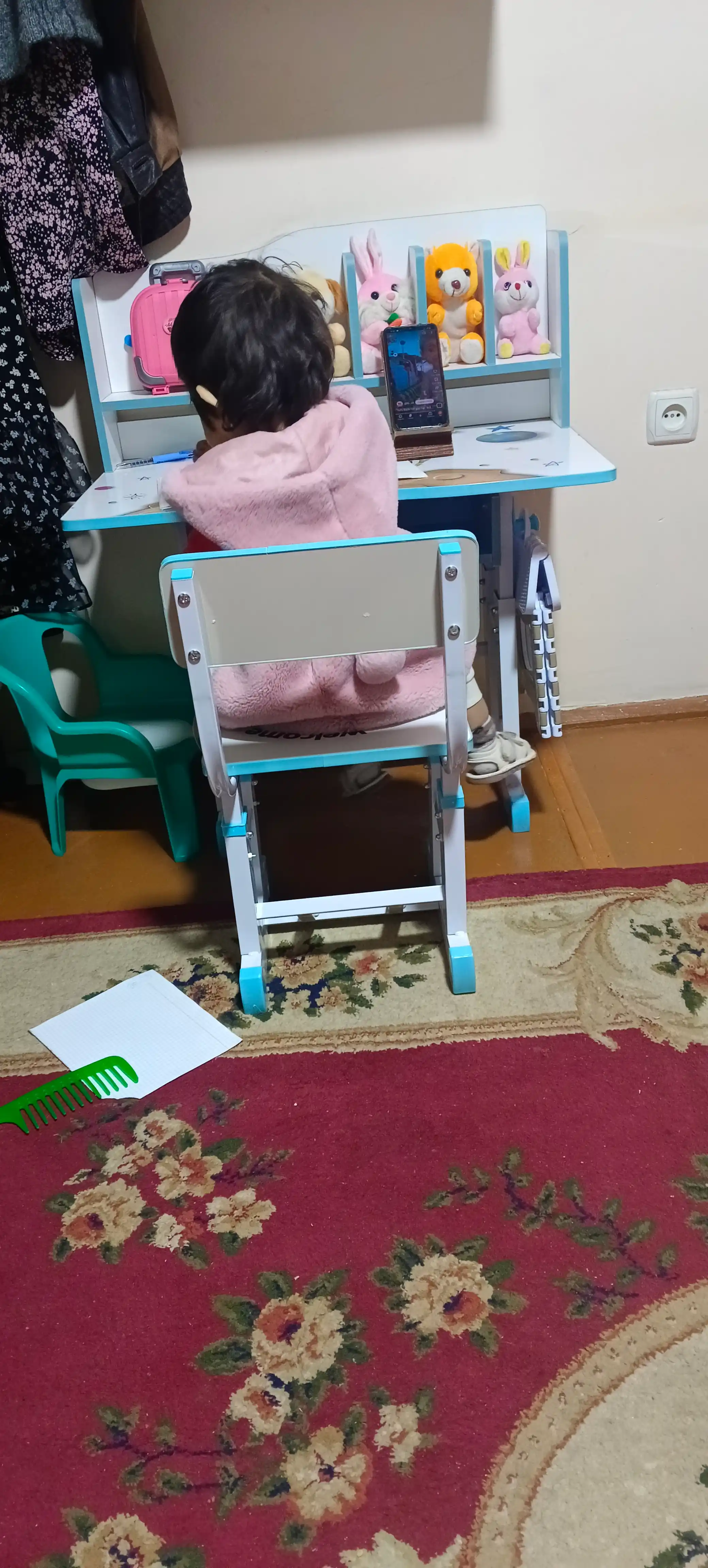 Детская парта, со стулом и столом, ортопедическая, для учёбы 
