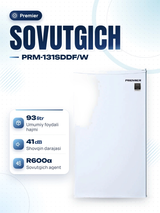 Sovutgich Premier PRM-131SDDF/W - 
