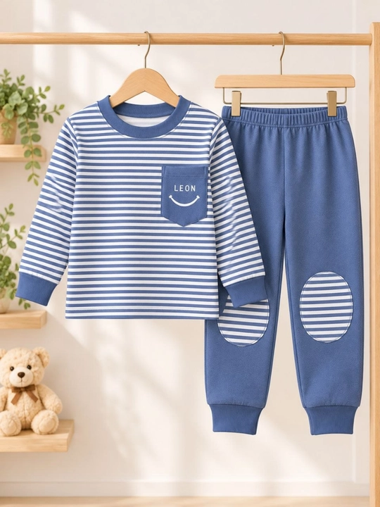 Bolalar uchun issiq, yumshoq va qulay kashmir pijama, uy kiyimi, razmer 2-10 yosh