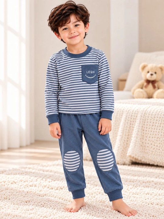 Bolalar uchun issiq, yumshoq va qulay kashmir pijama, uy kiyimi, razmer 2-10 yosh