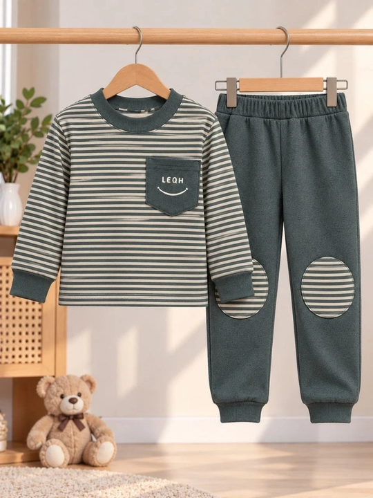Bolalar uchun issiq, yumshoq va qulay kashmir pijama, uy kiyimi, razmer 2-10 yosh