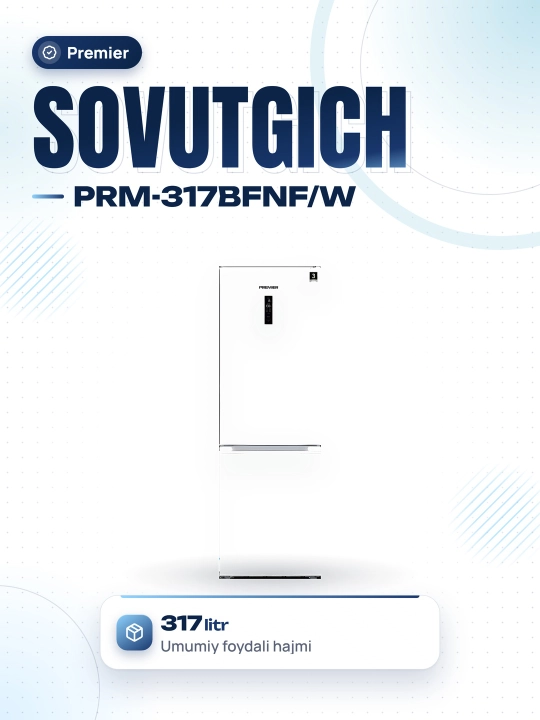 Sovutgich Premier PRM-317BFNF/W - 