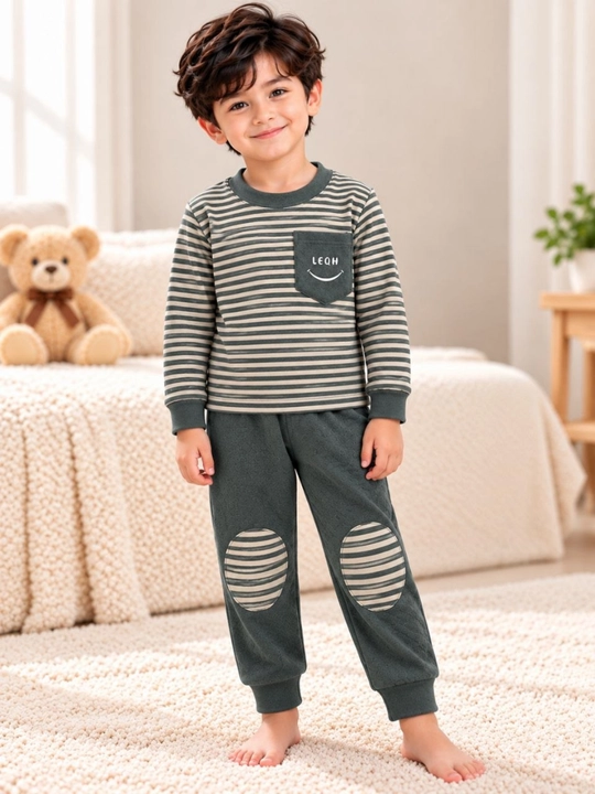 Bolalar uchun issiq, yumshoq va qulay kashmir pijama, uy kiyimi, razmer 2-10 yosh