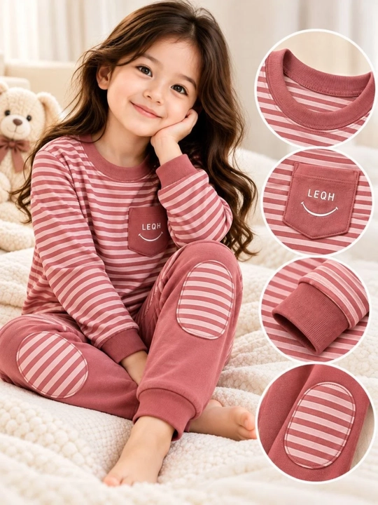 Bolalar uchun issiq, yumshoq va qulay kashmir pijama, uy kiyimi, razmer 2-10 yosh - 