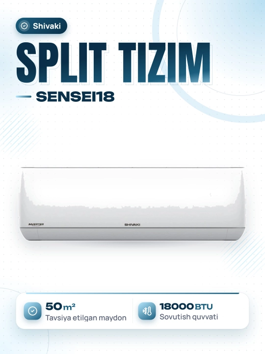 Настенный кондиционер Shivaki Sensei 18 Inverter - 