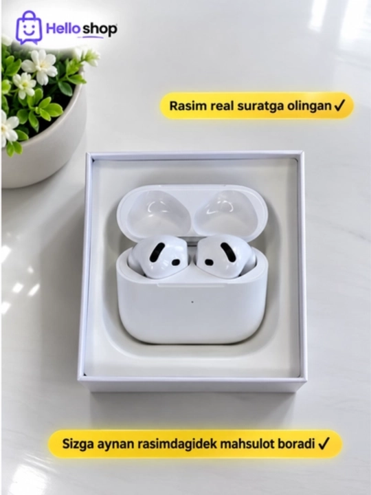Simsiz quloqchin Pods 4 ANC, bluetooth quloqchin,naushnik