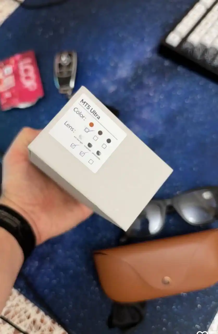 AI kamera-ko‘zoynak 1080P, 220 mAh, sensorli boshqaruv, Bluetooth/Wi-Fi