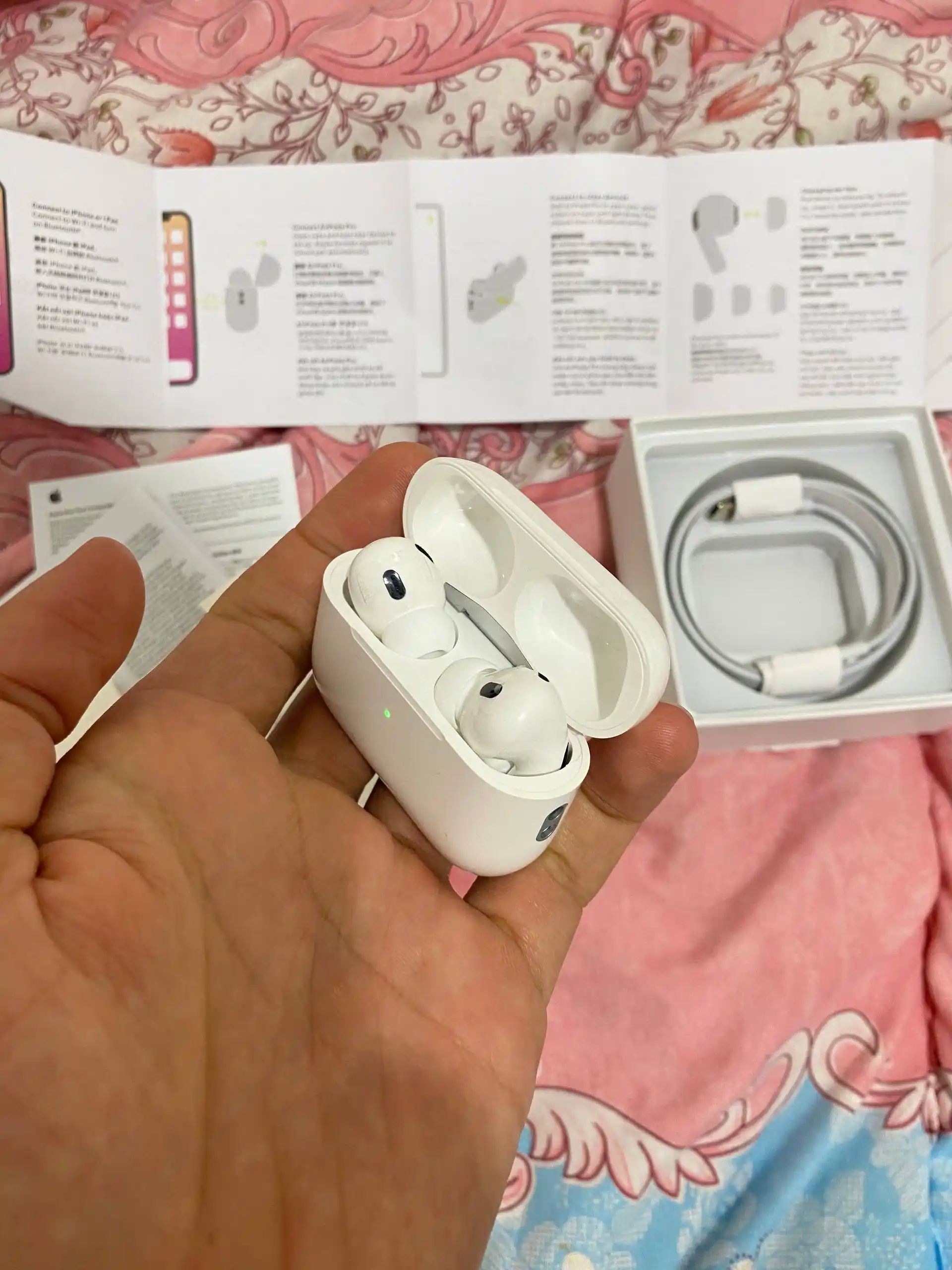 Simsiz quloqchinlar Pro 2 ANC full funksiyali bluetooth naushnik iPhone va Android uchun