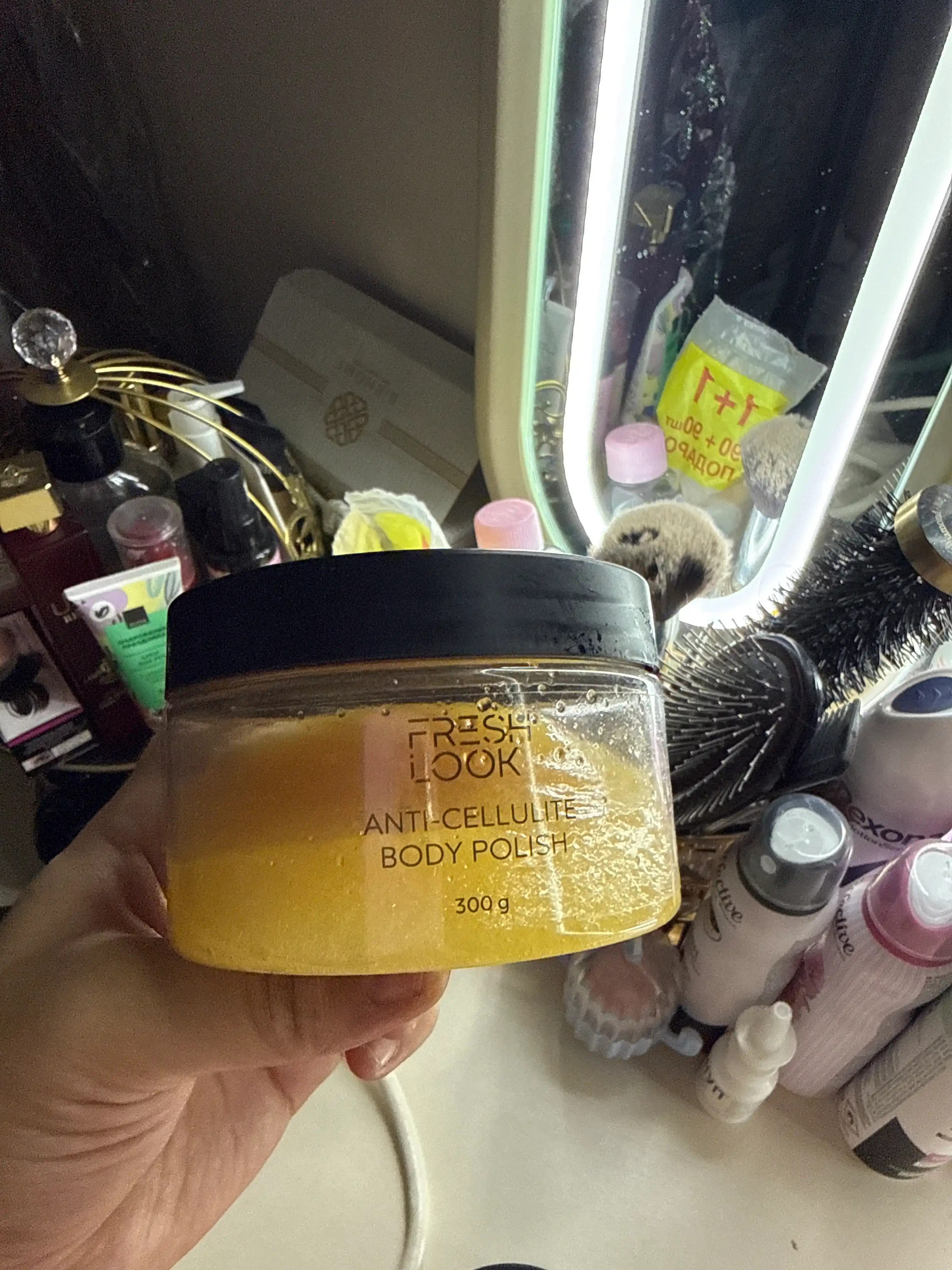 Скраб-слайм для тела антицеллюлитный FRESH LOOK ANTI-CELLULITE SCRUB POLISH, 300 гр 