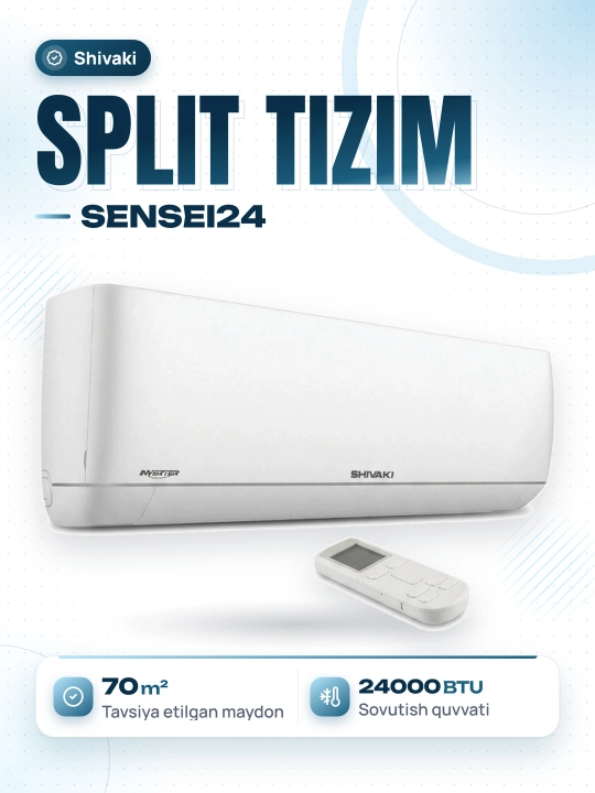 Shivaki Sensei 24 Inverter devor konditsioneri - 
