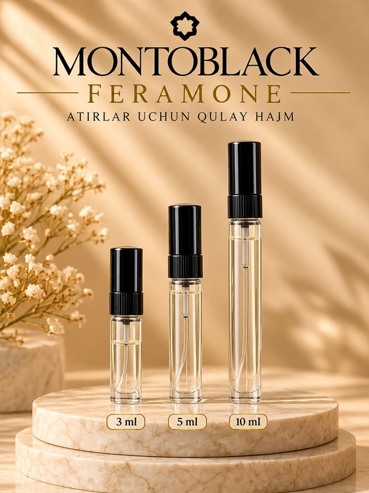 MONTOBLACK erkaklar va ayollar uchun feromonli atir