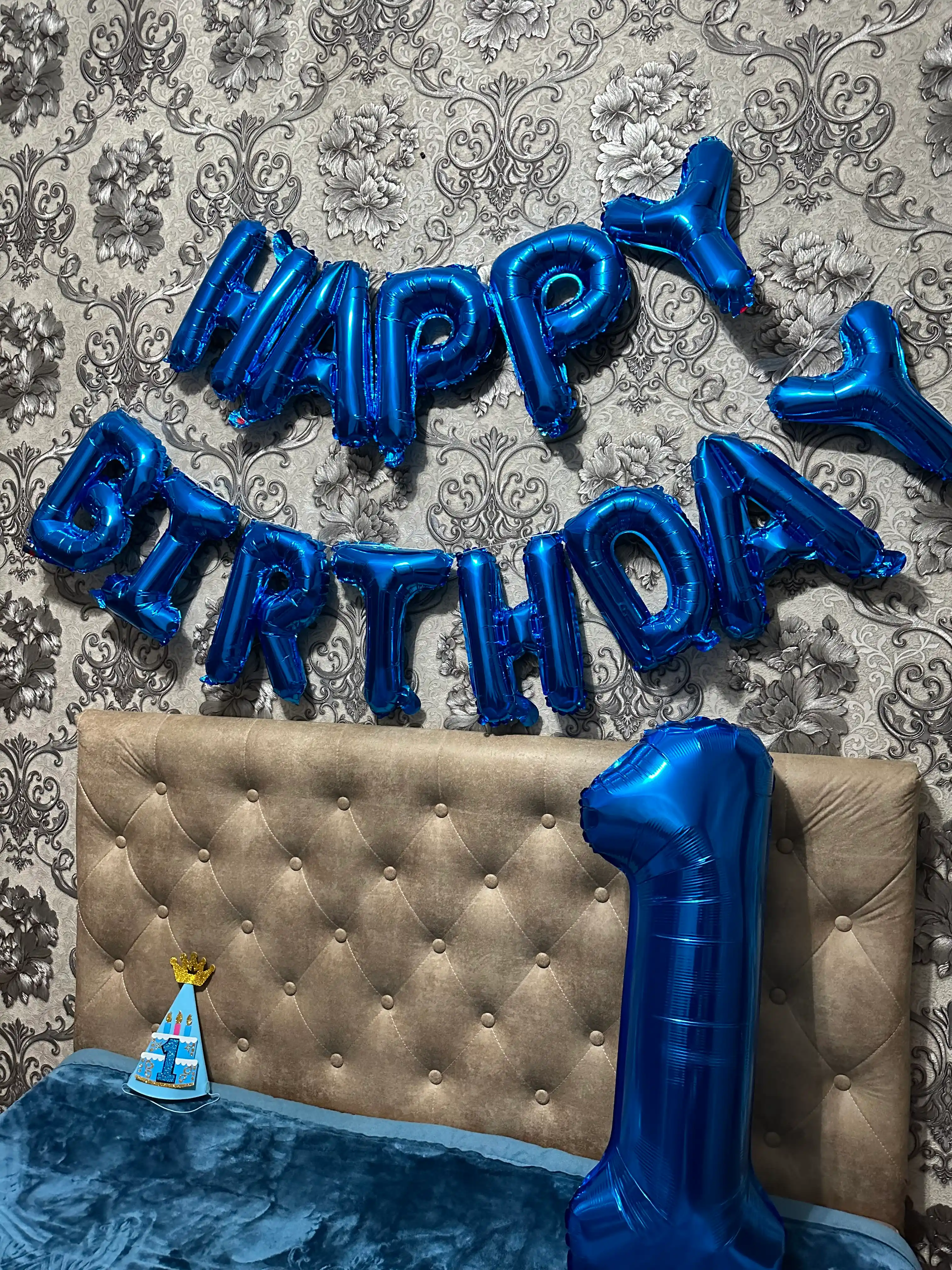 Шарики буквы Happy Birthday с днем рождения, надпись гирлянда на стену, набор для фотозоны