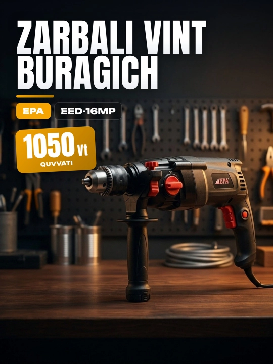 Elektr drel EPA EED-16MP PRO, 1050 Vt