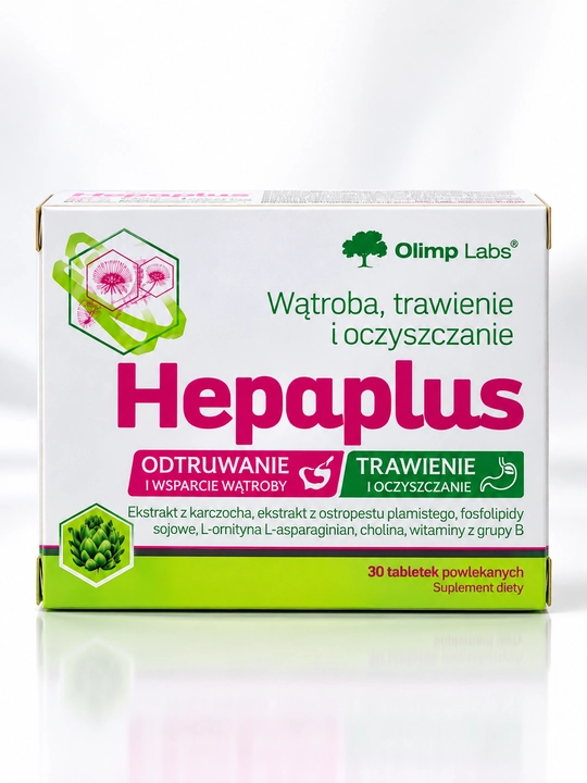 Olimp Hepa plus, 30 kapsula — artishok ekstrakti, L-ornitin va B