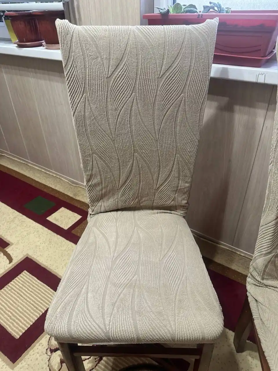 Чехлы на стулья со спинкой, 6 штук