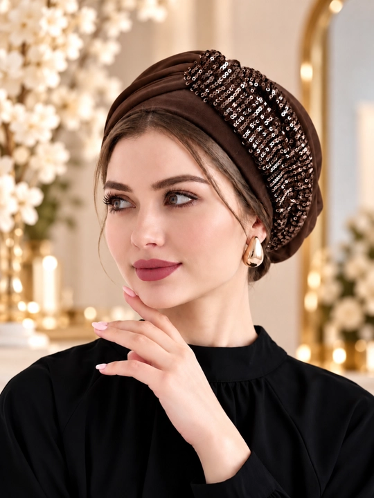 Ayollar tyurbani, salla, bosh kiyimi, shapka, issiq, bahorgi, turban, tyurban, tuyrban - 